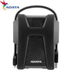 محرك أقراص صلبة خارجي ADATA HD680 سعة 2 تيرابايت بصندوق أسود اللون 