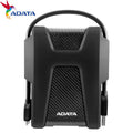 محرك أقراص صلبة خارجي ADATA HD680 سعة 2 تيرابايت بصندوق أسود اللون 