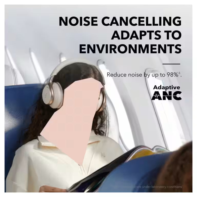 سماعات Soundcore Space One Pro لاسلكية مع إلغاء الضوضاء