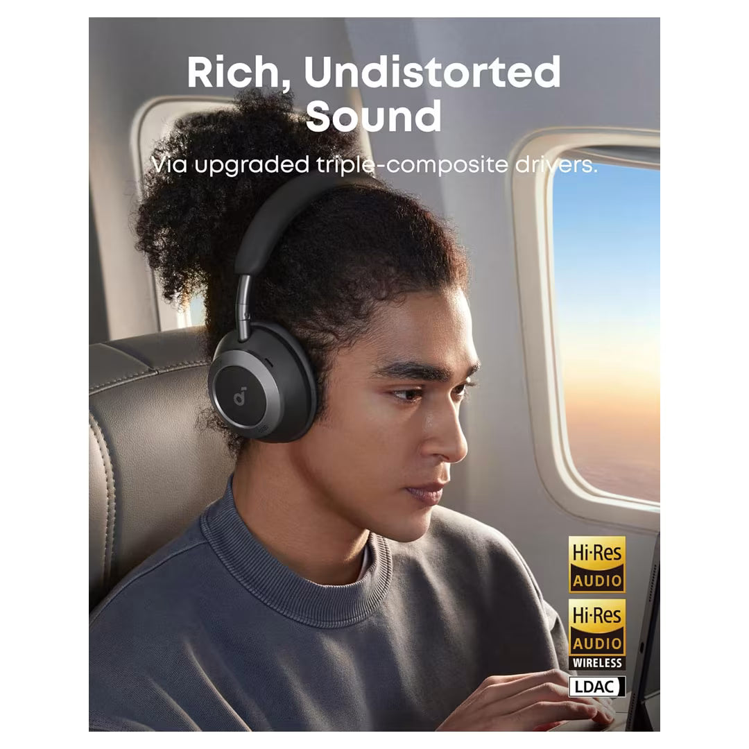 سماعات Soundcore Space One Pro لاسلكية مع إلغاء الضوضاء