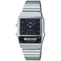 Casio Men's Analogue-Digital Quartz Watch with Stainless Steel Strap AQ-800E-1AEF