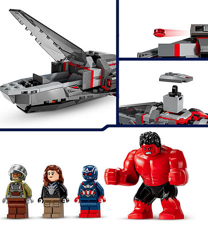 LEGO مارفل - كابتن أمريكا ضد ريد هالك 76292