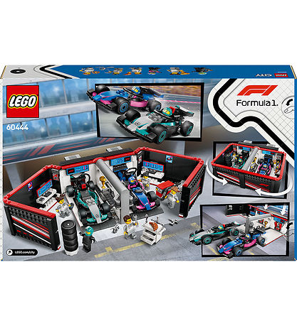 LEGO City F1 Garage with Mercedes-AMG & Alpine 60444
