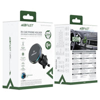 شاحن سيارة ACEFAST D61 مغناطيسي Qi2 25W تبريد RGB