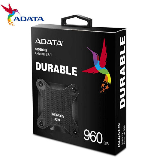 صندوق ADATA SD600Q سعة 960 جيجابايت باللون الأسود 
