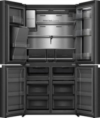 Hisense French Door Refrigerator RF820N4WBU1 - Interior Storage with Drawers