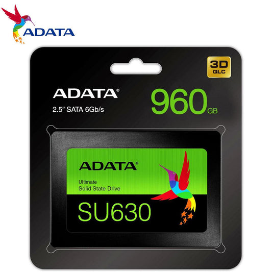 ADATA SU630SS 960GB باللون الأسود للبيع بالتجزئة 