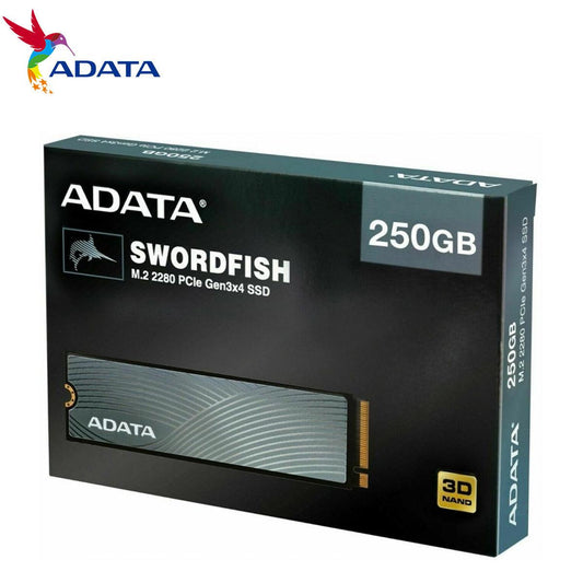 صندوق ADATA SWORDFISH الملون بسعة 250 جيجابايت 