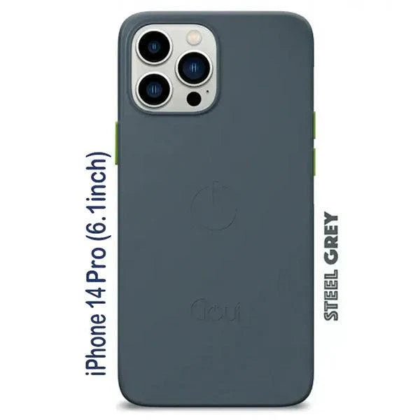 Goui Magnetic Cover for iPhone 14 Pro with Magnetic Bars – Steel Grey