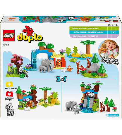 LEGO® DUPLO® 3in1 Wild Animal Families 10446 - 92 Pieces LEGO® DUPLO® 3in1 Wild Animal Families 10446 - 92 Pieces