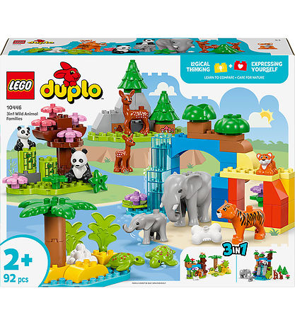 LEGO® DUPLO® 3in1 Wild Animal Families 10446 - 92 Pieces LEGO® DUPLO® 3in1 Wild Animal Families 10446 - 92 Pieces