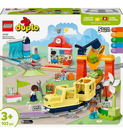 LEGO® DUPLO® Big Interactive Community Train 10428 - 103 Pieces LEGO® DUPLO® Big Interactive Community Train 10428 - 103 Pieces