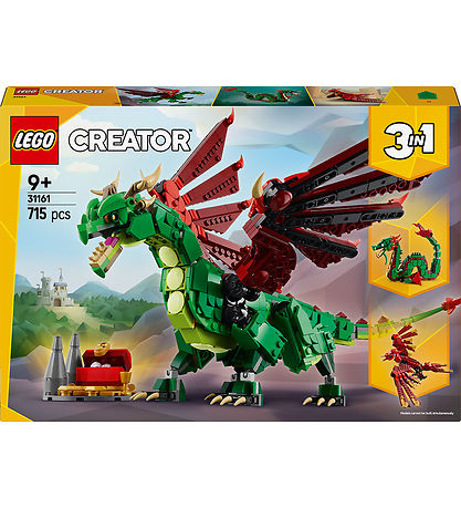 LEGO® Creator - Medieval Dragon 31161 - 3-in-1 - 715 pcs LEGO® Creator - Medieval Dragon 31161 - 3-in-1 - 715 pcs