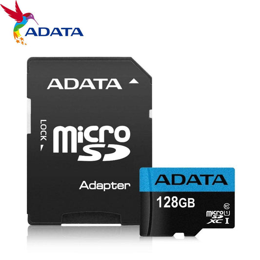بطاقة ADATA MICROSDXC سعة 128 جيجابايت UHS-I CLASS10 بسعر 85 دولارًا أمريكيًا 