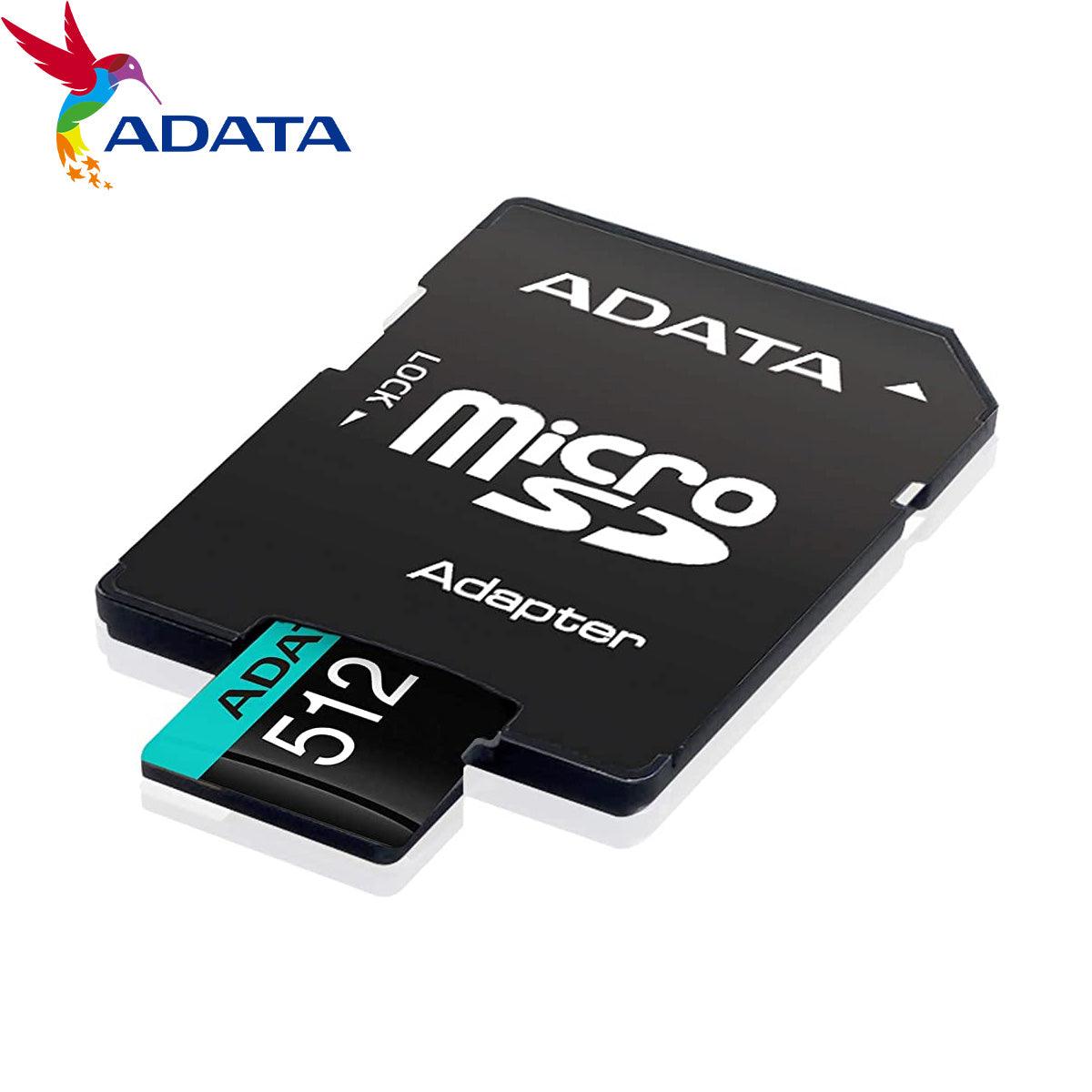 ADATA 512GB, MicroSDHC, Class 10 Memory Card UHS-L ADATA 512GB, MicroSDHC, Class 10 Memory Card UHS-L