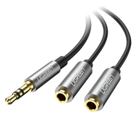 UGREEN 3.5mm M to 2 F Headphone Audio Splitter Cable -B