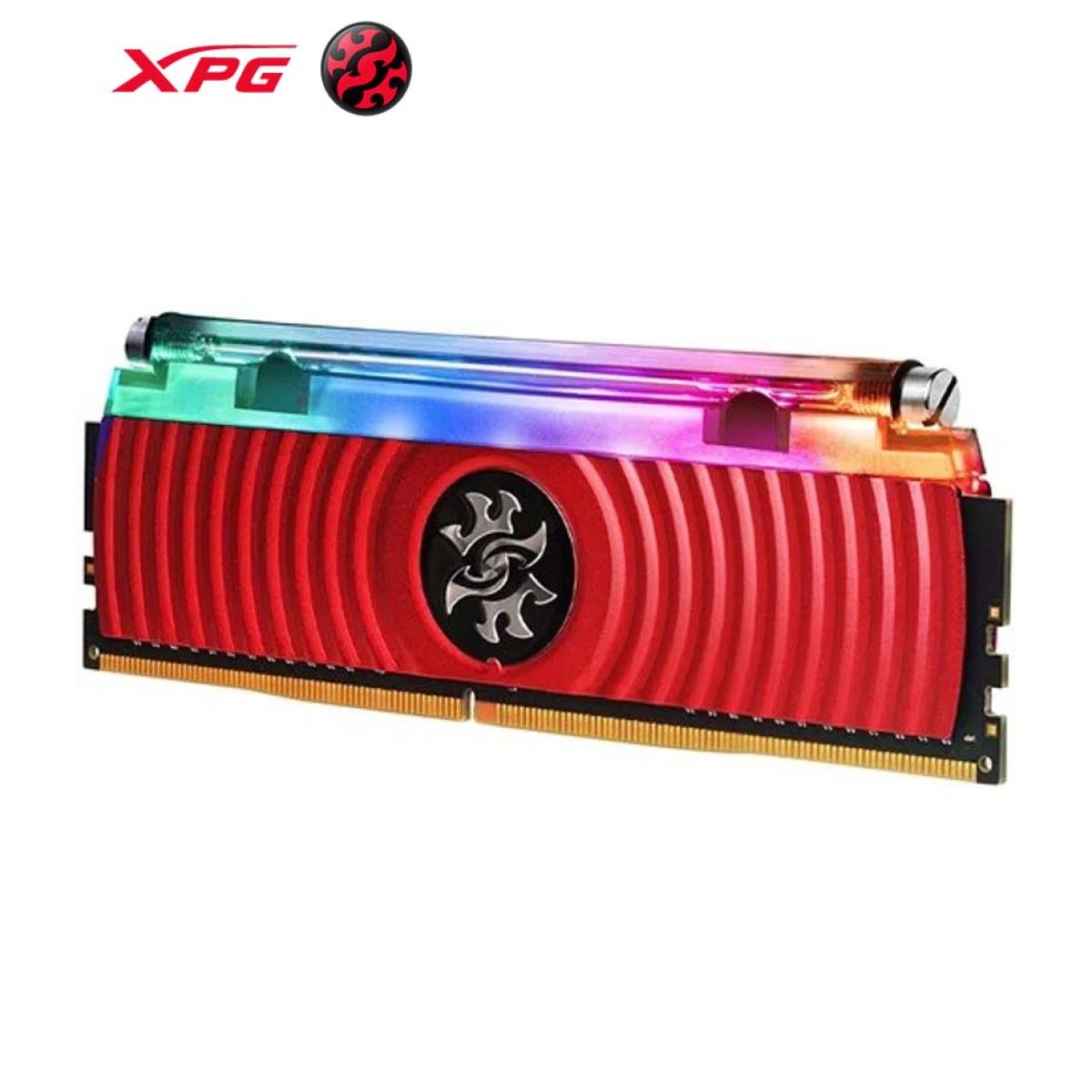 XPG SPECTRIX D80 RGB RED DDR4, 3200MHz, 16GB, Non-ECC, CL16, XMP