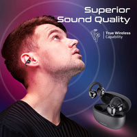 سماعات TWS مفتوحة Promate AirClip AudioFit | أسود