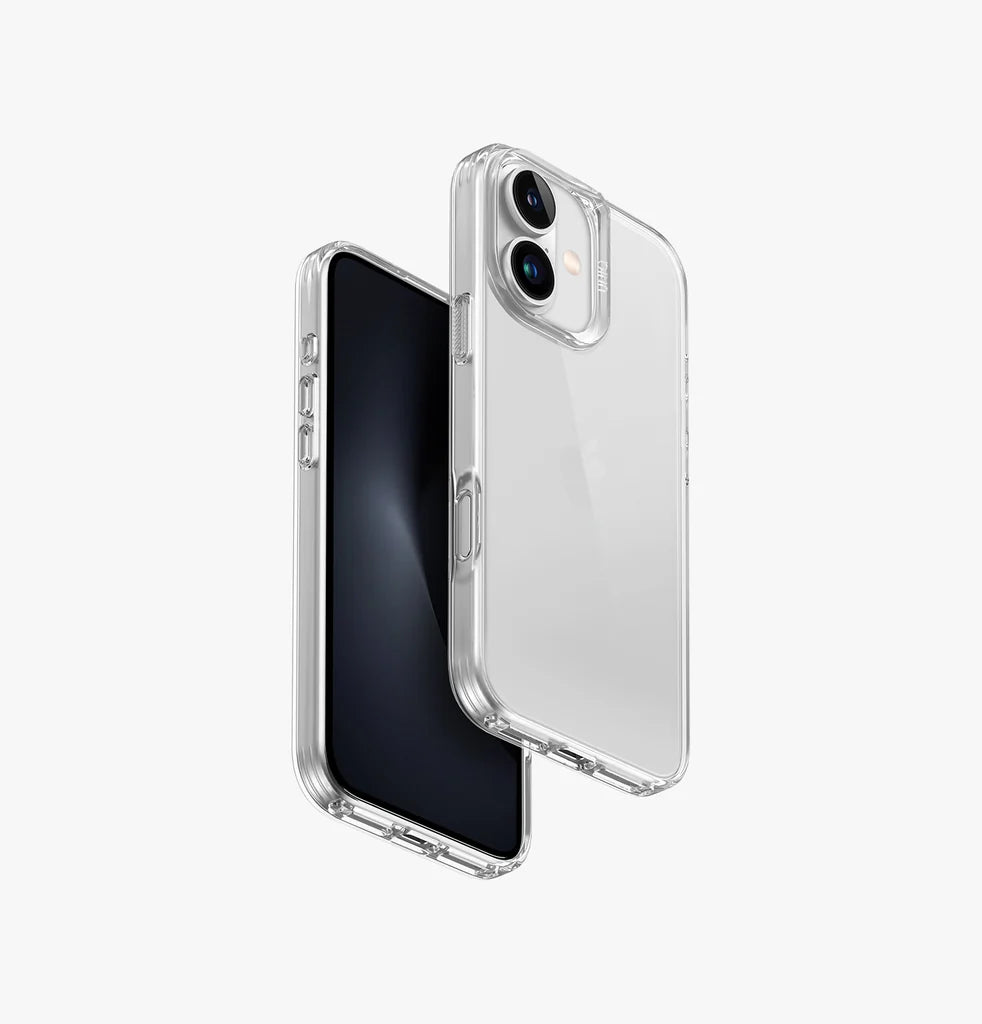 كفر UNIQ AIR FENDER لهاتف iPhone 16 6.1 شفاف Nude عصري