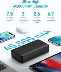 Anker 347 Power Bank (PowerCore 40K) 30W PD - Black