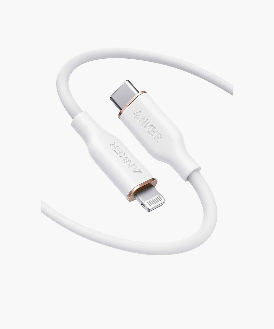 Anker PowerLine III Flow USB-C with Lightning Connector 3ft - White