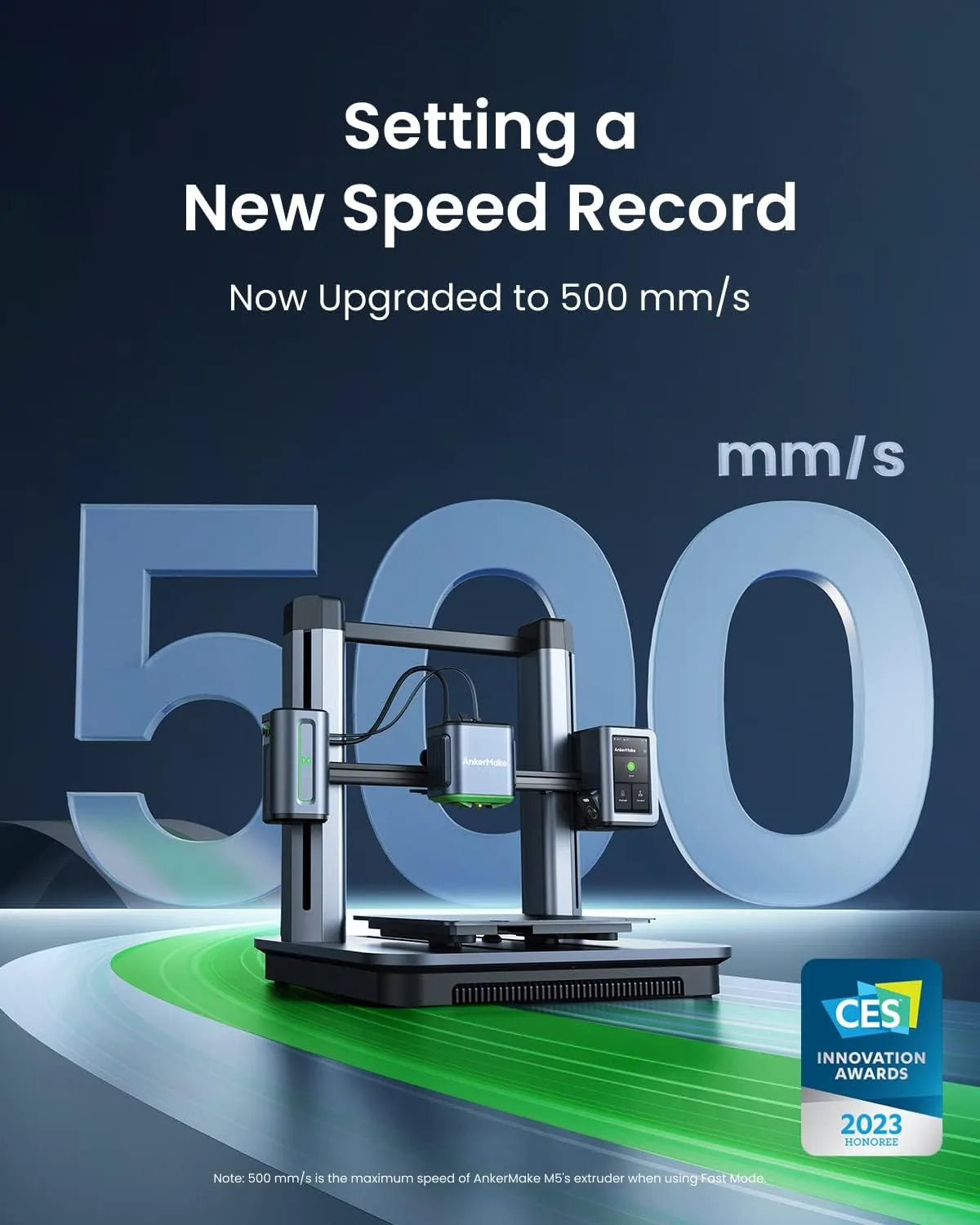 AnkerMake M5 3D Printer 500 mm/s Speed & AI Camera Detection 
