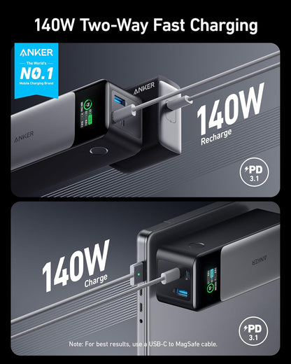 Anker 737 Power Bank 24,000mAh 3 Port Ultra Fast Charger 