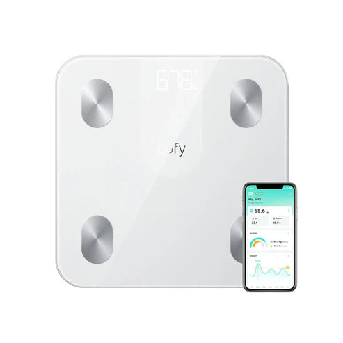 Anker Eufy A1 Smart Scale 12 Measurements in a Compact Design - White