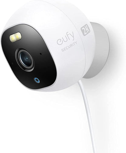 Anker Eufy Outdoor Cam Pro 2K Surveillance Camera with Spotlight - White