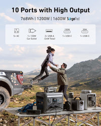 Anker SOLIX C800 Portable Power Station 1200W Fast Charging 
