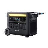 Anker SOLIX F2600 2400W Portable Power Station with LiFePO4 - Black