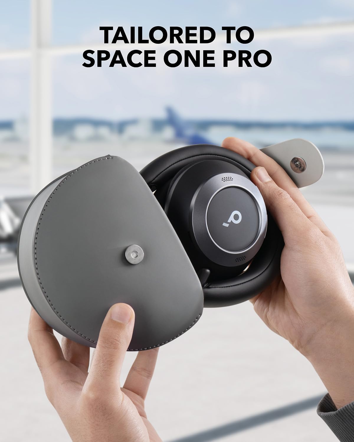 Anker Travel Case for Soundcore Space One Pro Sleek & Lightweight 