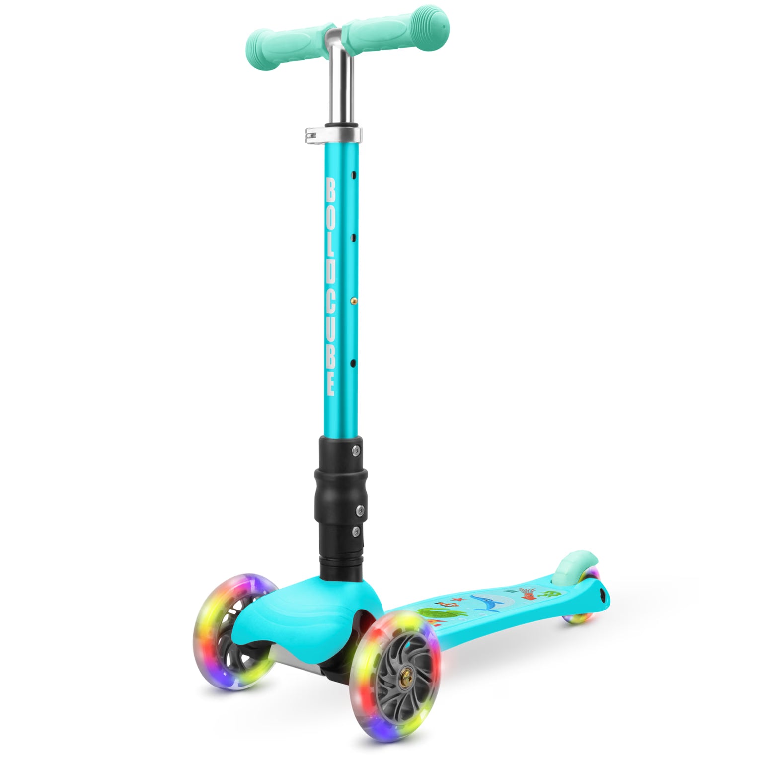 Boldcube – Three Wheel Scooter Teeny | Ocean Aqua | Ages 3-8 Boldcube – Three Wheel Scooter Teeny | Ocean Aqua | Ages 3-8