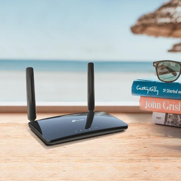 راوتر تي بي لينك AC1200 اللاسلكي ثنائي النطاق 4G LTE - أسود راوتر تي بي لينك AC1200 اللاسلكي ثنائي النطاق 4G LTE - أسود