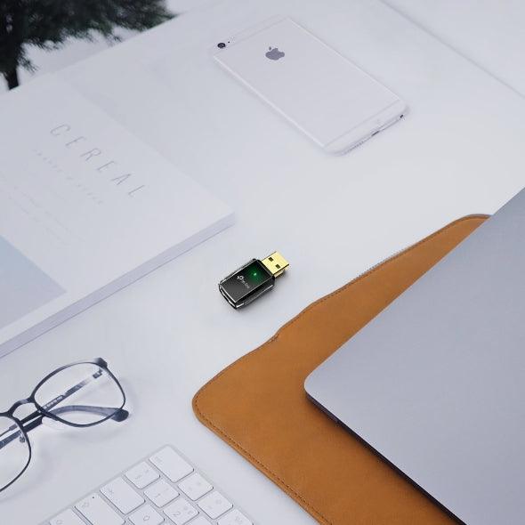 محول تي بي لينك اللاسلكي نانو يو اس بي محول يو اس بي ثنائي النطاقAC600