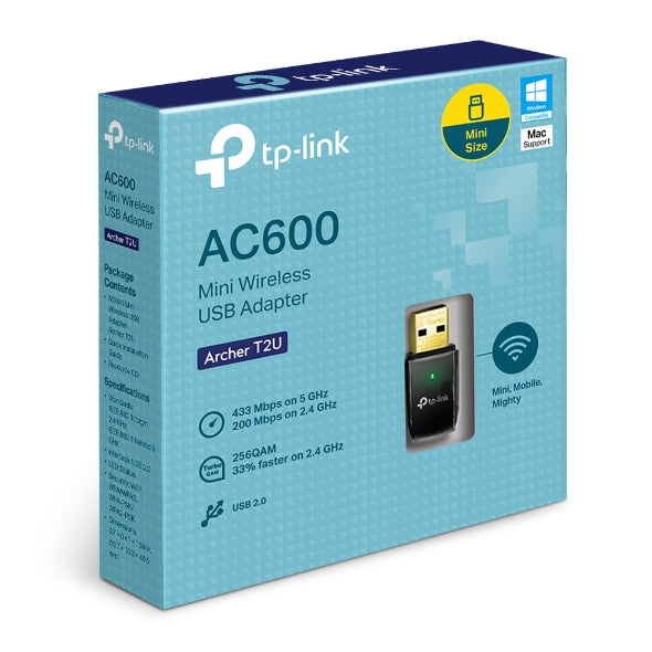 TP-Link AC600 Wireless Nano USB Adapter Dual Band USB Adapter