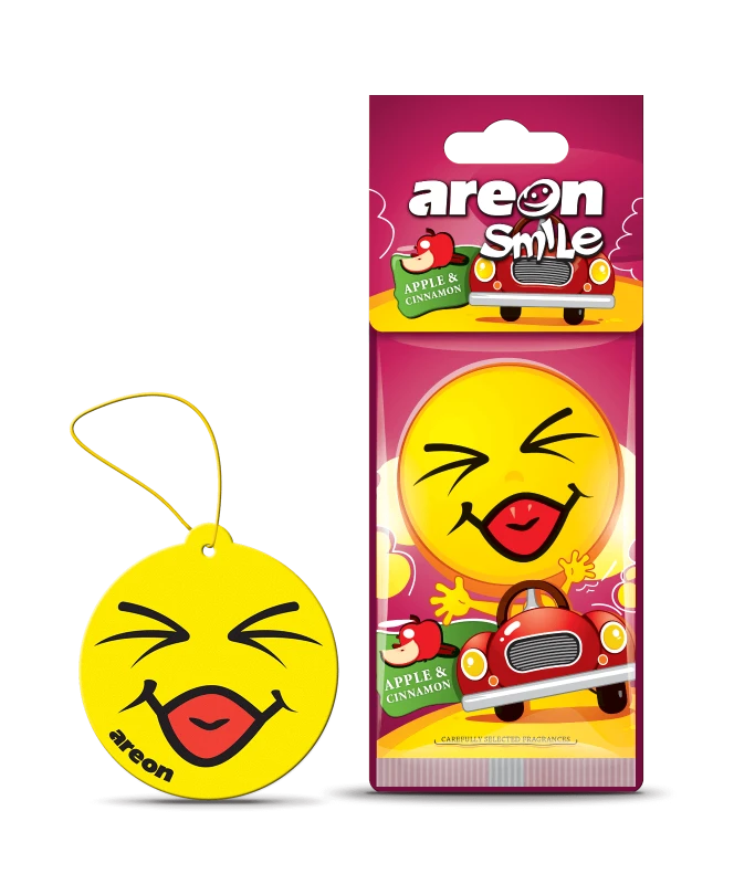 Areon Perfume Face Smile | Adorable Freshness for Your Car