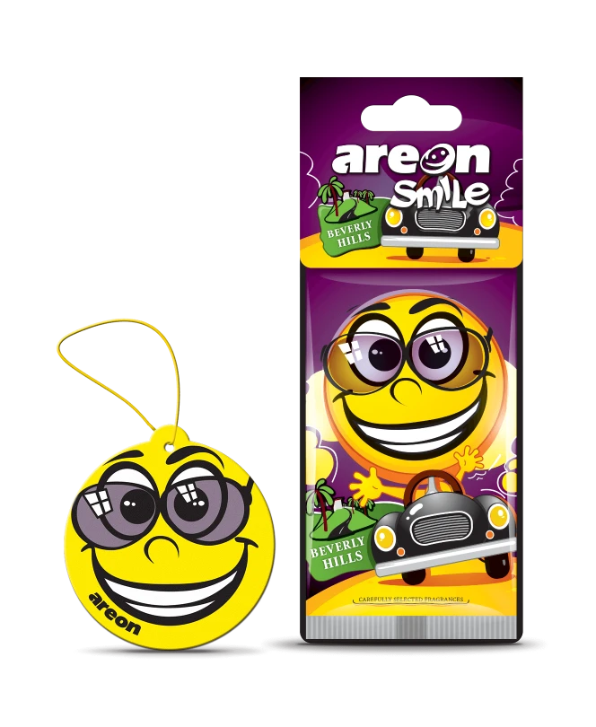 Areon Perfume Face Smile | Adorable Freshness for Your Car