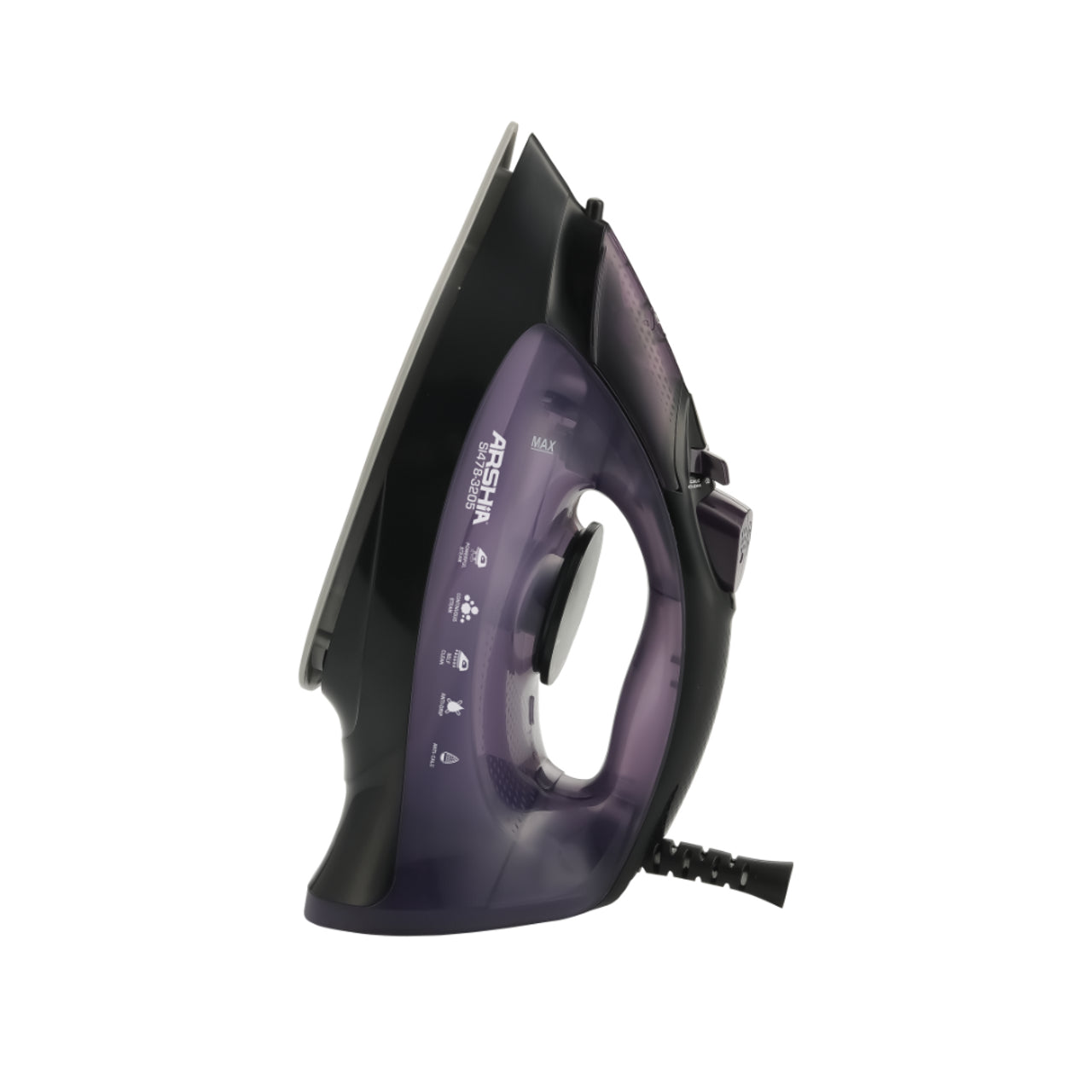 Arshia Steam Iron - Dark Purple Arshia Steam Iron - Dark Purple