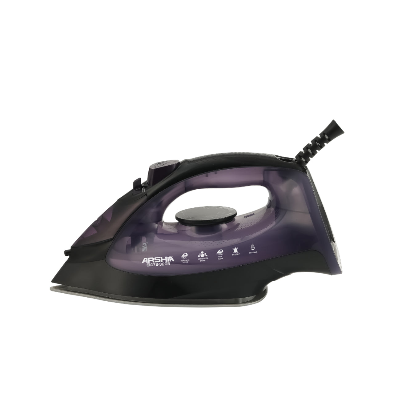 Arshia Steam Iron - Dark Purple Arshia Steam Iron - Dark Purple
