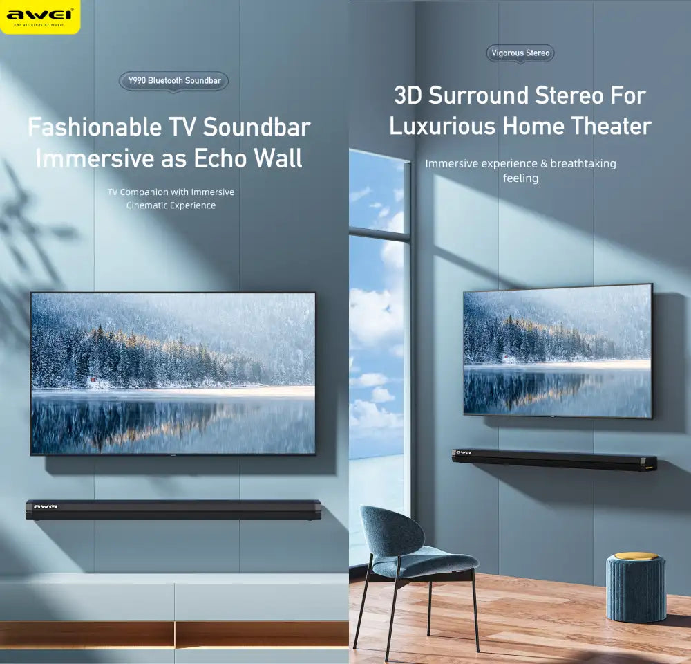 Awei Wireless Bluetooth Speakers Full Frequency & High Frequency Speaker System for TV Computer Phone Awei Wireless Bluetooth Speakers Full Frequency & High Frequency Speaker System for TV Computer Phone