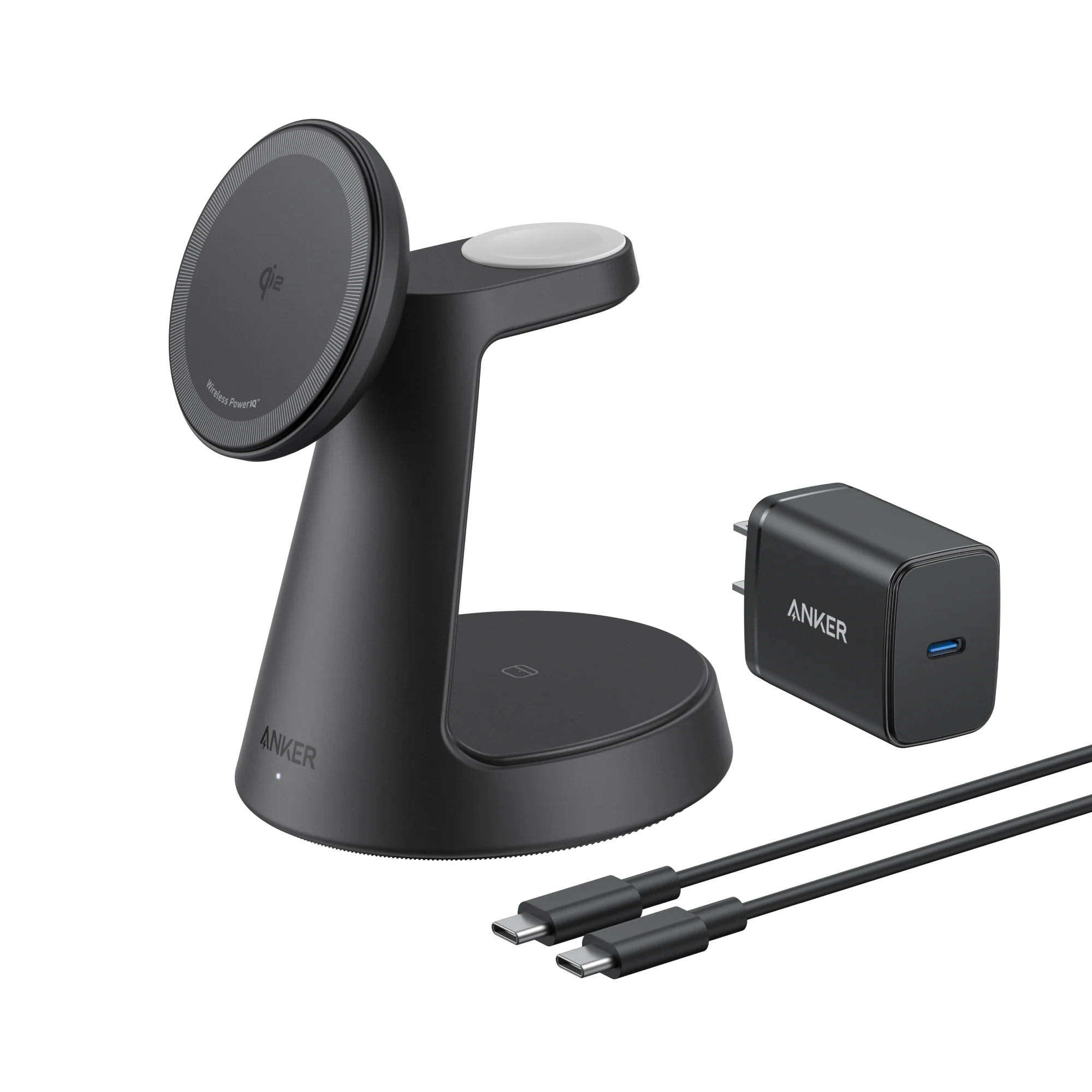 Anker MagGo 3-in-1 Wireless Charging Station – 15W Dock