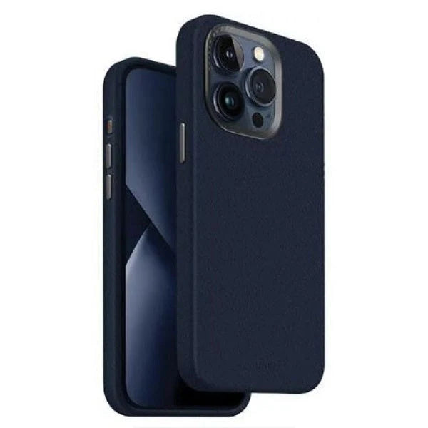 غطاء iPhone 15 Pro UNIQ LYDEN MagClick – Navy Blue