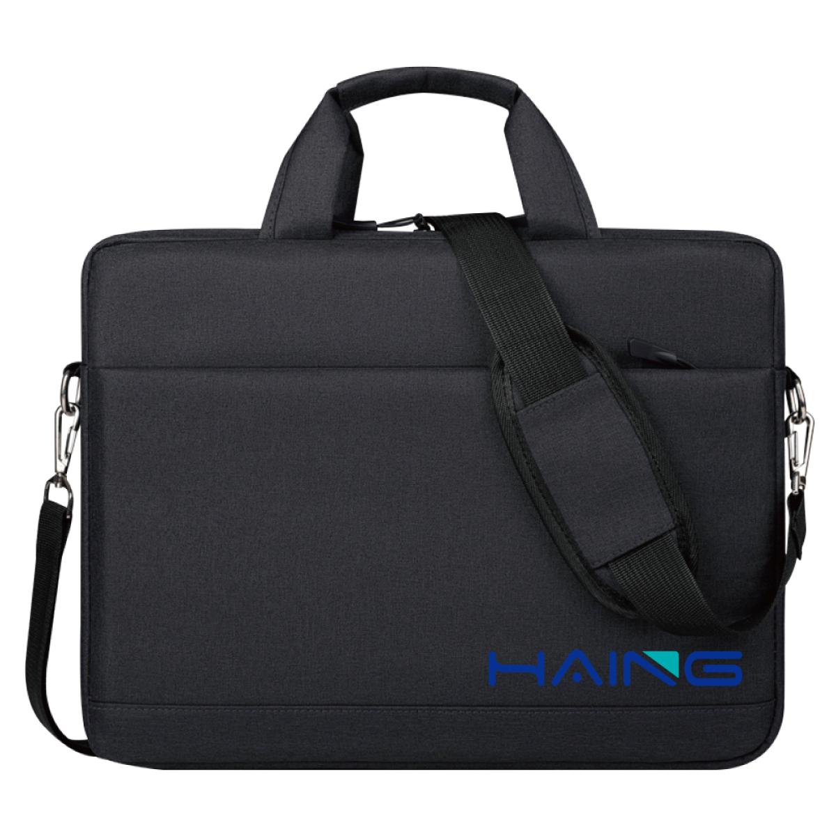 HAING A41 Water-Resistant Laptop Briefcase Bag for 14-15.6-Inch Laptops, Padded Shoulder Carrying Case