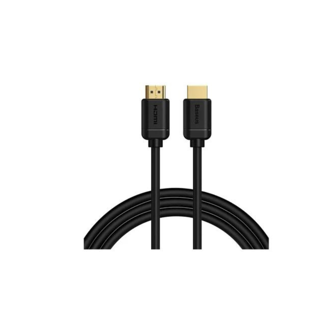 كابل محول من HDMI إلى HDMI عالي الدقة من باسيوس بطول 2 متر - أسود