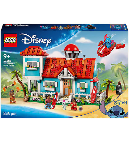 LEGO ديزني – منزل شاطئ ليلو وستيتش 43268 – 834 قطعة