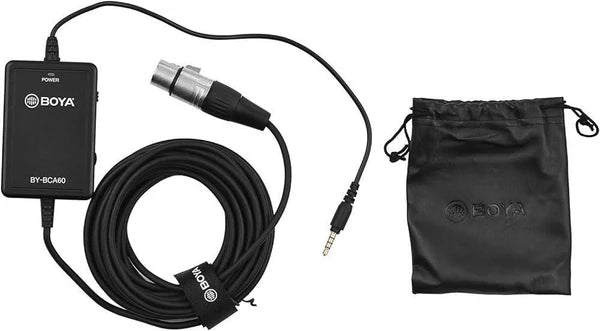 BOYA BY-BCA60 6M XLR to 3.5mm TRRS Mic Cable – Ultra Long BOYA BY-BCA60 6M XLR to 3.5mm TRRS Mic Cable – Ultra Long