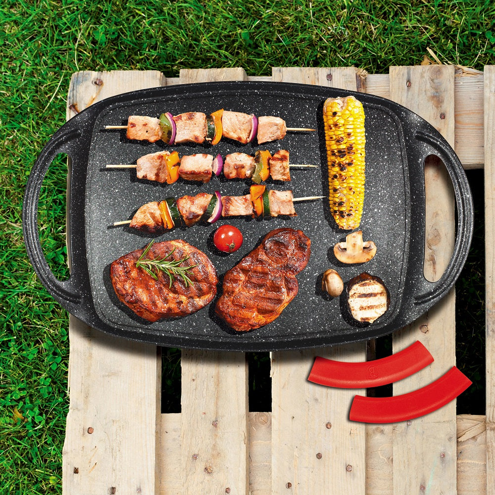 Berlinger Haus Grill Plate 36×23 cm – Non-Stick Aluminum