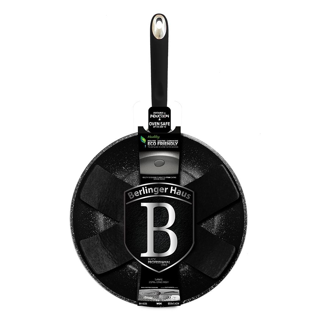 Berlinger Haus 28cm Wok – Professional Black Line Berlinger Haus 28cm Wok – Professional Black Line