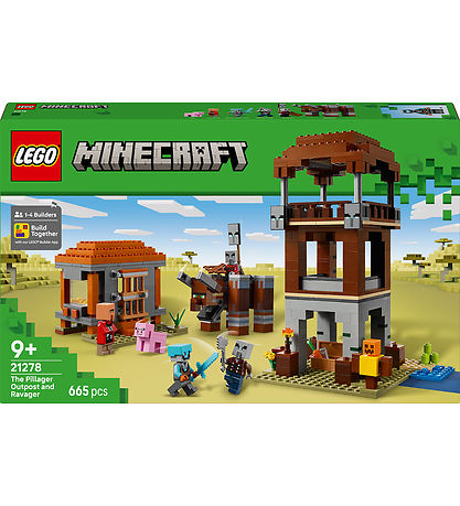 LEGO® Minecraft - Pillager Outpost & Ravager 21278 - 665 pcs LEGO® Minecraft - Pillager Outpost & Ravager 21278 - 665 pcs